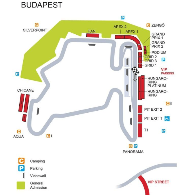 Grandstand Chicane 1 weekend