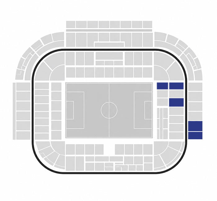 Official East Stand seats